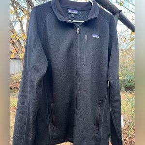 Men’s Black Patagonia Better Sweater full zip jacket